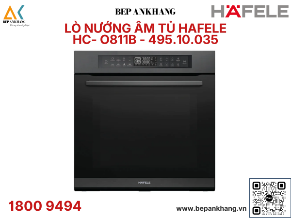 Lò Nướng Âm Tủ Hafele HC-O811B - 495.10.035 - Thương Hiệu Đức